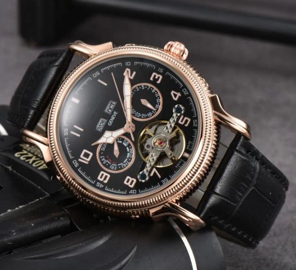 2023 fashion mens watches luxury watch men sport leather tourbillon automatic mechanical wristwatches wristwatch, Slivery;brown
2023 fashion mens watches luxury watch men sport leather tourbillon automatic mechanical wristwatches wristwatch, Slivery;brown