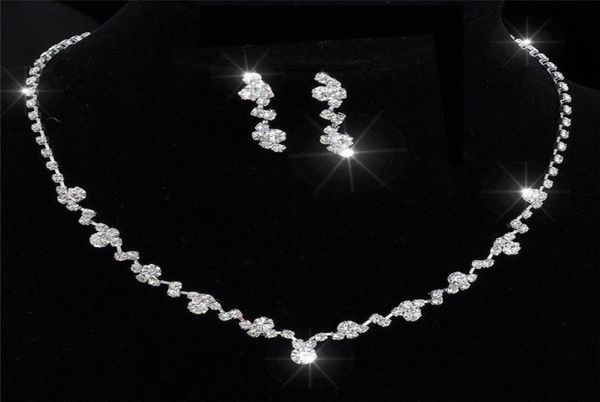 silver bridesmaid crystal necklace earrings set wedding bridal jewelry xbuk4463115, White
silver bridesmaid crystal necklace earrings set wedding bridal jewelry xbuk4463115, White