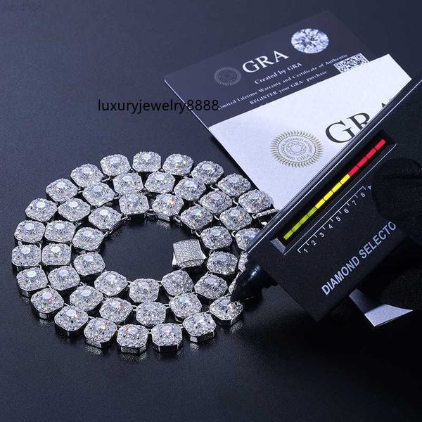 dropshipping cadena fine jewelry 10mm 925 sterling silver vvs moissanite diamond iced out tennis chain necklace for men women
dropshipping cadena fine jewelry 10mm 925 sterling silver vvs moissanite diamond iced out tennis chain necklace for men women