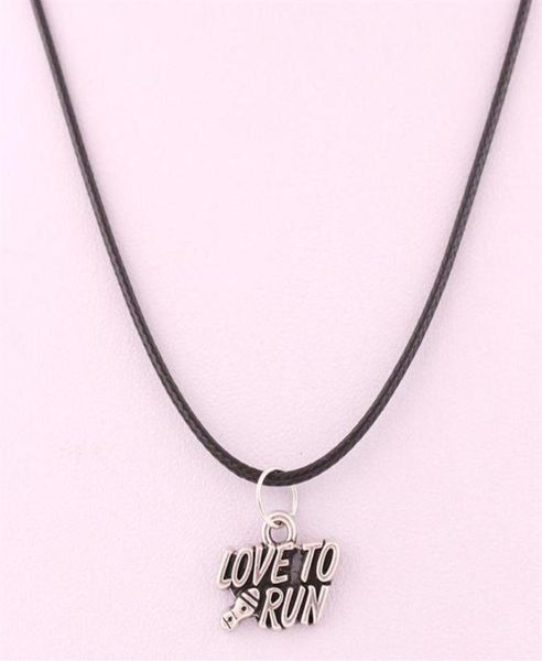 new arrival antique sliver plated running woman and love to run pendant charm necklace wax chain200r3369317, Silver
new arrival antique sliver plated running woman and love to run pendant charm necklace wax chain200r3369317, Silver