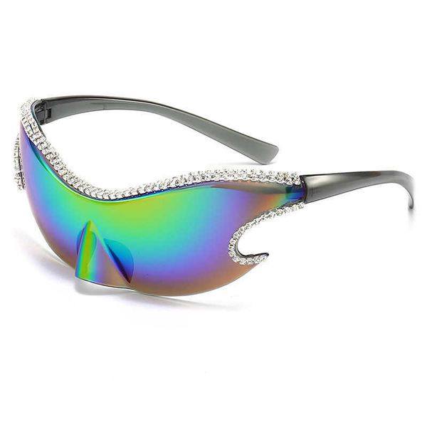 sunglasses oversized punk bling diamond sunglasses women luxury brand designer men sun glasses y2k goggle female uv400 eyewear oculos l23052, White;black
sunglasses oversized punk bling diamond sunglasses women luxury brand designer men sun glasses y2k goggle female uv400 eyewear oculos l23052, White;black