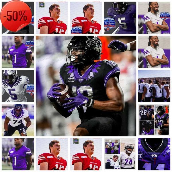 custom tcu horned frogs football jersey 52 ezra dotson-oyetode 14 dj allen 23 keontae jenkins 12 terrence cooks jr.88 quincy brown jerseys s, Black;red
custom tcu horned frogs football jersey 52 ezra dotson-oyetode 14 dj allen 23 keontae jenkins 12 terrence cooks jr.88 quincy brown jerseys s, Black;red