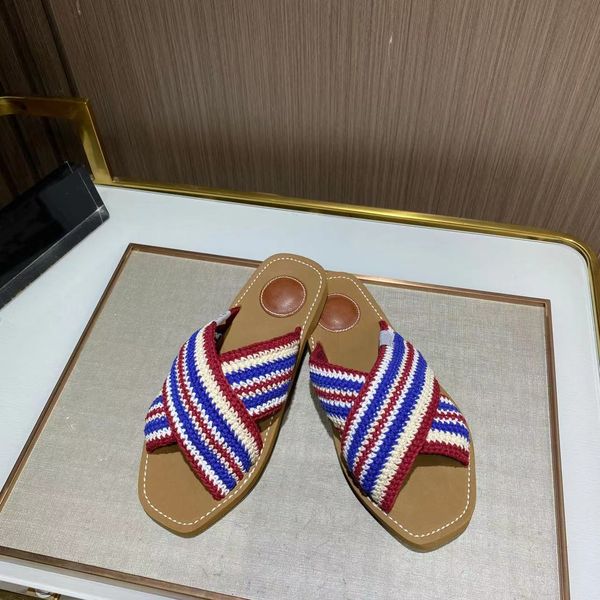 2023 slippers summer rubber sandals beach woody flat mule linen white black slide fashion scuffs slippers indoor canvas designer shoes 35-41
2023 slippers summer rubber sandals beach woody flat mule linen white black slide fashion scuffs slippers indoor canvas designer shoes 35-41