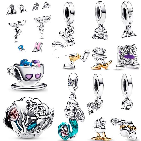 2023 new 925 sterling silver charms classic cartoon character mouse double dangle charm diy fit pandora bracelet necklace designer jewelry, Bronze;silver
2023 new 925 sterling silver charms classic cartoon character mouse double dangle charm diy fit pandora bracelet necklace designer jewelry, Bronze;silver