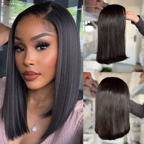 bob wig short brazilian bone straight 100% human hair wigs for black women wig t part lace frontal bob wig pre plucked 4x4, Black;brown
bob wig short brazilian bone straight 100% human hair wigs for black women wig t part lace frontal bob wig pre plucked 4x4, Black;brown