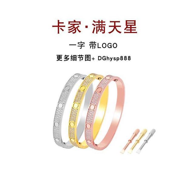 counter quality ten diamond rose gold couple screwdriver bracelet inlaid with three rows of zigzag titanium steel card stardd3e, Black
counter quality ten diamond rose gold couple screwdriver bracelet inlaid with three rows of zigzag titanium steel card stardd3e, Black