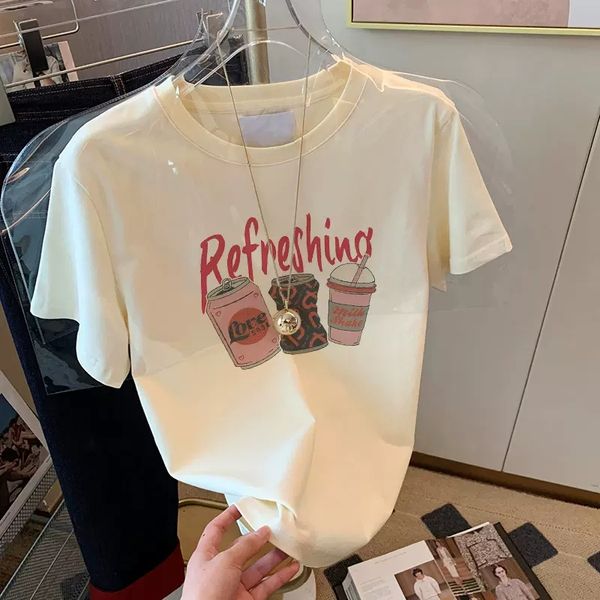 women's t-shirt short sleeves tshirt designer t shirt lady hoodie letters printed cotton tee anine bing summer fashion women cresw neck, White;black
women's t-shirt short sleeves tshirt designer t shirt lady hoodie letters printed cotton tee anine bing summer fashion women cresw neck, White;black
