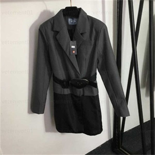 fashion designer dresses for women zipper waist bag decoration splicing fake two pieces long-sleeved ladies party suit dress womens clothing, Black;gray
fashion designer dresses for women zipper waist bag decoration splicing fake two pieces long-sleeved ladies party suit dress womens clothing, Black;gray