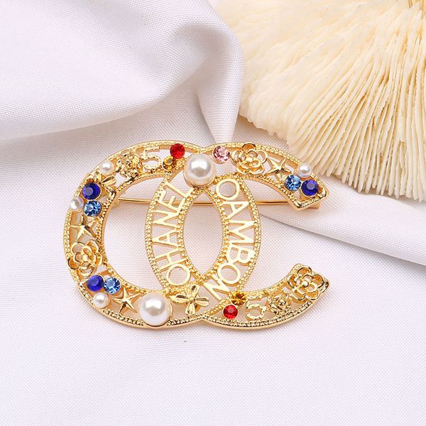 20style brand designer double letter brooches women men elegant colorful rhinestone pearl brooch suit pin metal fashion jewelry accessories, Gray
20style brand designer double letter brooches women men elegant colorful rhinestone pearl brooch suit pin metal fashion jewelry accessories, Gray
