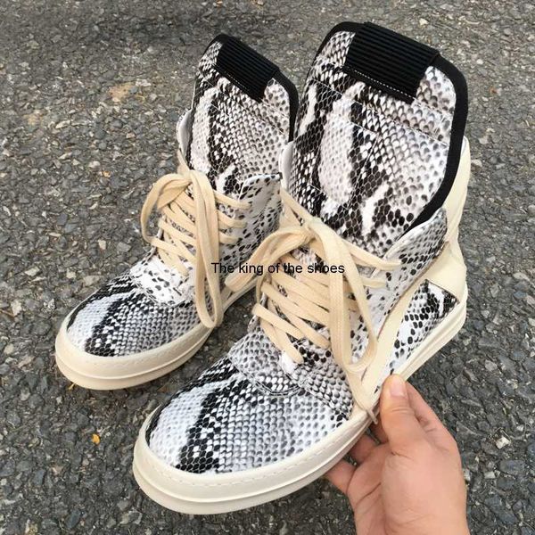 new ro men boots snake pattern height taller 3cm mens leisure ankle boot genuine leather youth sewing shoes plus size 46 47, Black
new ro men boots snake pattern height taller 3cm mens leisure ankle boot genuine leather youth sewing shoes plus size 46 47, Black