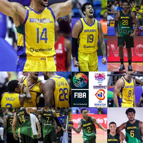 printed basketball brazils 6 cristiano felicio jerseys brasil world cup 32 georginho de paula 19 leandro barbosa 11 anderson varejao sport 7, Black
printed basketball brazils 6 cristiano felicio jerseys brasil world cup 32 georginho de paula 19 leandro barbosa 11 anderson varejao sport 7, Black