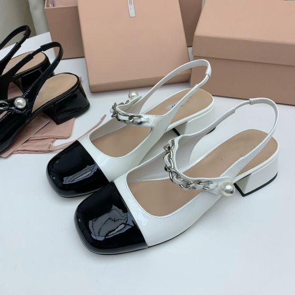 dress shoes designer designed the latest women's pearl patent leather contrast shoes for spring/summer 2023, Black
dress shoes designer designed the latest women's pearl patent leather contrast shoes for spring/summer 2023, Black