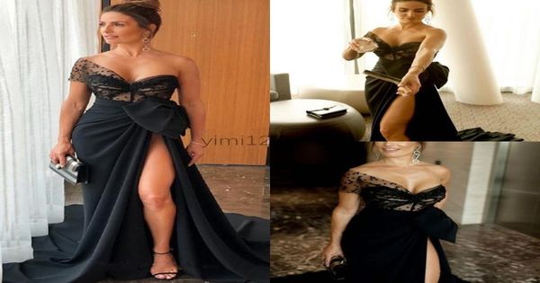 black mermaid evening dresses one shoulder thighhigh slits sweep train big bow draped illusion beads long formal women prom party8618706, Black;red
black mermaid evening dresses one shoulder thighhigh slits sweep train big bow draped illusion beads long formal women prom party8618706, Black;red