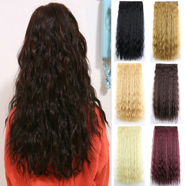 24 inch corn perm hair extensions with five clips variety of styles available choose your perfect match, Black;brown
24 inch corn perm hair extensions with five clips variety of styles available choose your perfect match, Black;brown