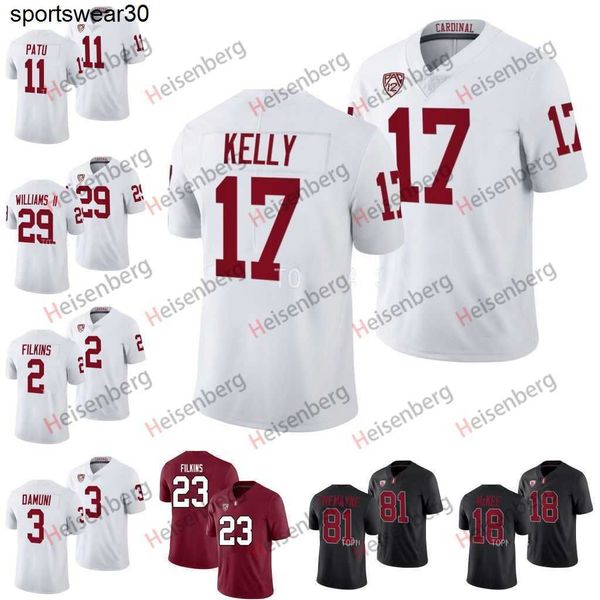 17 quillan kelly stanford cardinal football jersey thunder keck terrian williams ii bryson tremayne tanner mckee ari patu kendall williamson, Black;red
17 quillan kelly stanford cardinal football jersey thunder keck terrian williams ii bryson tremayne tanner mckee ari patu kendall williamson, Black;red