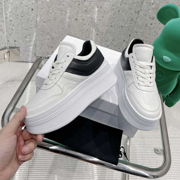 high-quality fashion cowhide women's sneakers leather platform women's shoes thick soles white black ultra high platform
high-quality fashion cowhide women's sneakers leather platform women's shoes thick soles white black ultra high platform