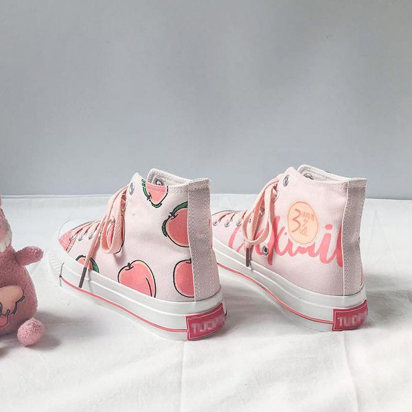 kawaii print canvas shoes fashion korea zapatillas mujer2023 pink cute students daily wear casual high gang ladies footwear, Black
kawaii print canvas shoes fashion korea zapatillas mujer2023 pink cute students daily wear casual high gang ladies footwear, Black