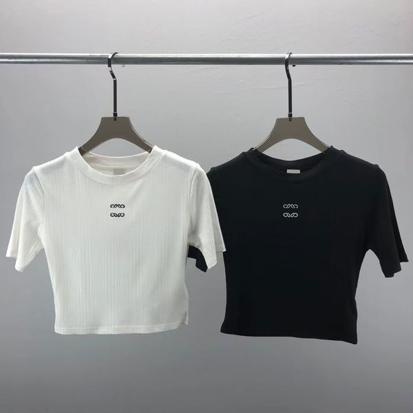 2023 summer casual tshirt designer clothes women letter t shirt short sleeve chest short embroidered logo short sleeve waist t-shirt white b
2023 summer casual tshirt designer clothes women letter t shirt short sleeve chest short embroidered logo short sleeve waist t-shirt white b