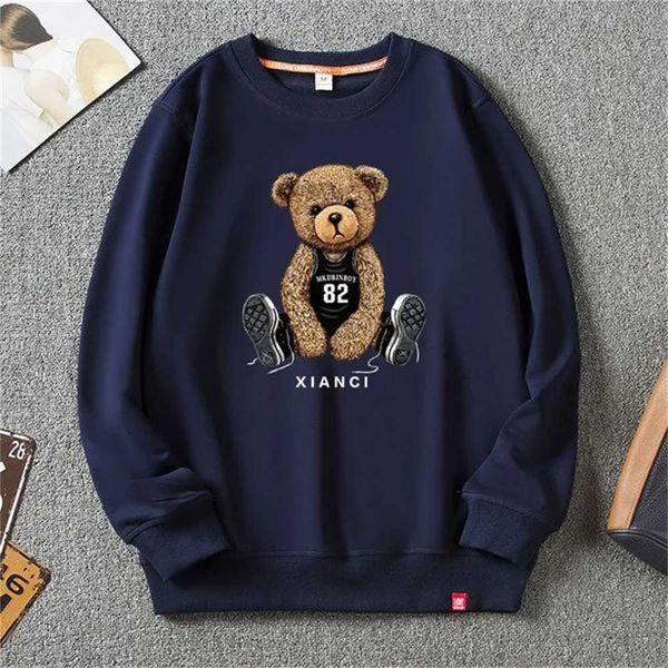 pullover men's hoodie multi-color women's pure cotton high-quality designer coat street blazer couple street bear cartoon embroide, Black
pullover men's hoodie multi-color women's pure cotton high-quality designer coat street blazer couple street bear cartoon embroide, Black