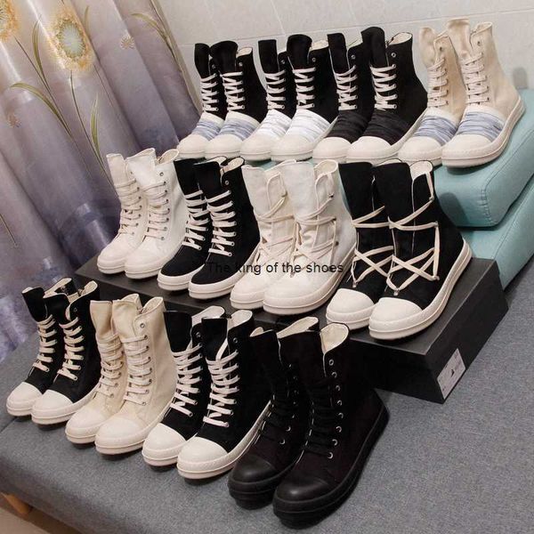 2023 luxury rick designer ro boots shoes owens high women men's s shoes leather couple casual sneaker workwear plus velvet pink tm, Black
2023 luxury rick designer ro boots shoes owens high women men's s shoes leather couple casual sneaker workwear plus velvet pink tm, Black