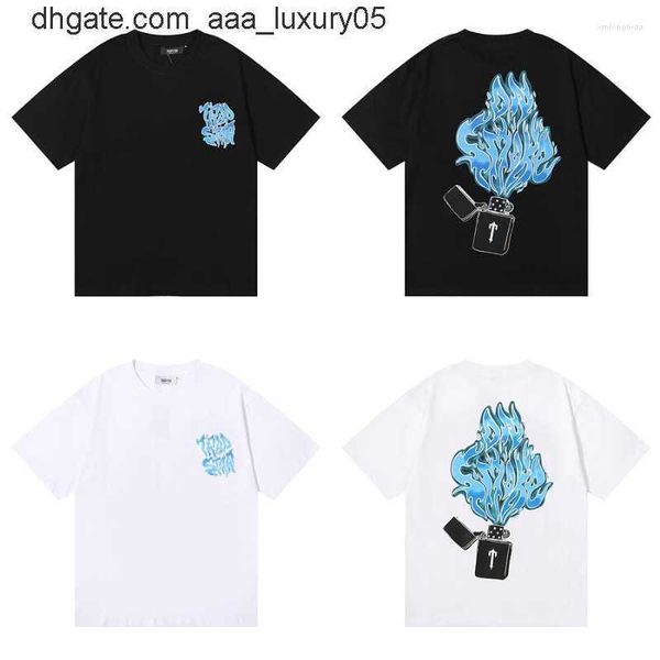 men's t shirts 22ss back foam flame piint trapstar shirt men women eu size cotton tees fashion summer couple clothing, White;black
men's t shirts 22ss back foam flame piint trapstar shirt men women eu size cotton tees fashion summer couple clothing, White;black