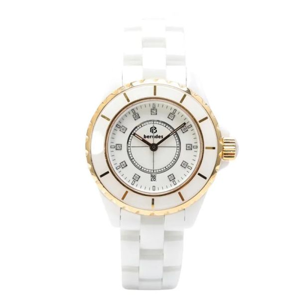 ladies fashion elegant watch famous designer to create white and black ceramic manufacturing diamond inlaid glow-in-the-dark function depth, Slivery;brown
ladies fashion elegant watch famous designer to create white and black ceramic manufacturing diamond inlaid glow-in-the-dark function depth, Slivery;brown