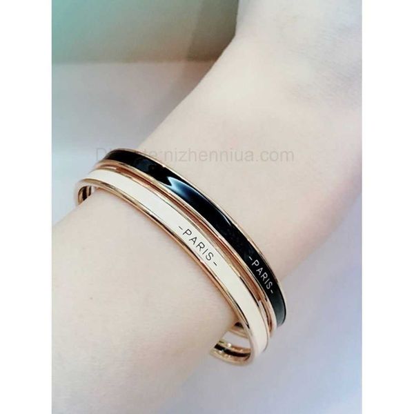 luxury design her max luxury narrow edition single loop enamel bracelet women's copper plated closed round multi color foldable bracele, Black
luxury design her max luxury narrow edition single loop enamel bracelet women's copper plated closed round multi color foldable bracele, Black