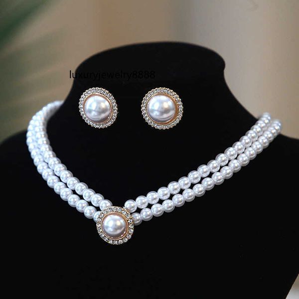 designer jewelry jewelry french round pearl necklace earrings banquet female clavicle chain bride wedding dress accessories, Silver
designer jewelry jewelry french round pearl necklace earrings banquet female clavicle chain bride wedding dress accessories, Silver