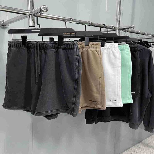 b family paris letter embroidery elastic loose fitting sports pants casual men's and women's shorts capris, White;black
b family paris letter embroidery elastic loose fitting sports pants casual men's and women's shorts capris, White;black