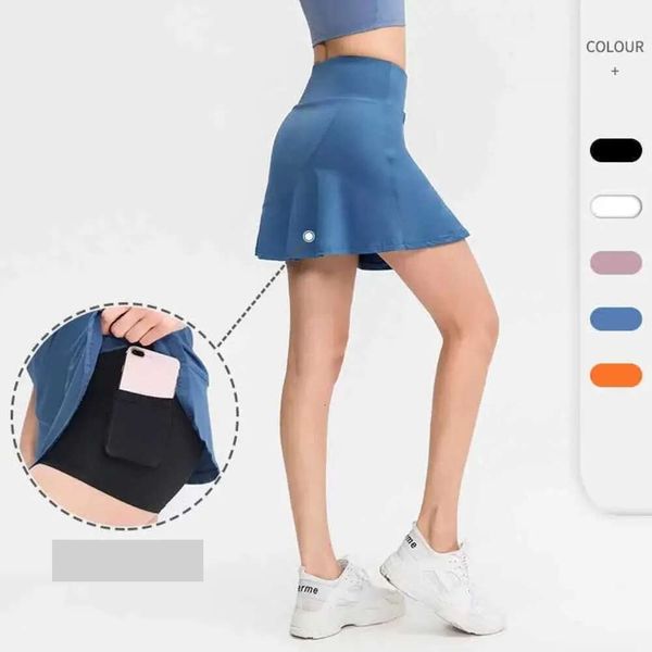 new lulus designer women sports skirt loose fake two pieces liner yoga shorts underwears anti light fast dry running fiess casual beach golf, White;red
new lulus designer women sports skirt loose fake two pieces liner yoga shorts underwears anti light fast dry running fiess casual beach golf, White;red