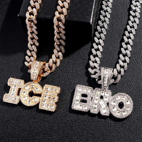 pendant necklaces hip hop letter ice bro zoe necklace for men women bling iced out full rhinestone cuban link chain punk jewelry 230613, Silver
pendant necklaces hip hop letter ice bro zoe necklace for men women bling iced out full rhinestone cuban link chain punk jewelry 230613, Silver