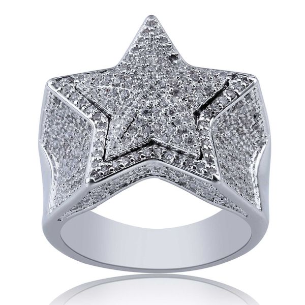 hip hop rapper rings zircon gold silver color iced out bling star ring male female luxury jewelry
hip hop rapper rings zircon gold silver color iced out bling star ring male female luxury jewelry
