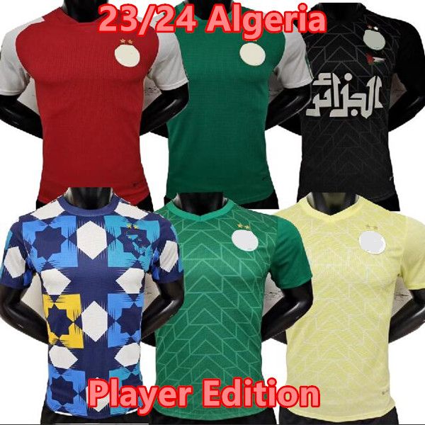23/24 algerie soccer jerseys 2023 player edition mahrez brahimi bennacer algeria special jersey men kids maillot de football shirts training, Black;yellow
23/24 algerie soccer jerseys 2023 player edition mahrez brahimi bennacer algeria special jersey men kids maillot de football shirts training, Black;yellow