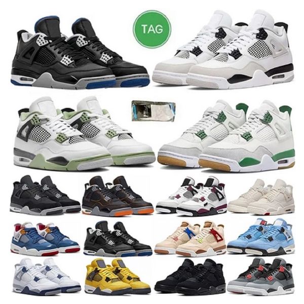 4 basketball shoes men women 4s black cat red cement military black thunder navy university blue mens trainers sport sneakers
4 basketball shoes men women 4s black cat red cement military black thunder navy university blue mens trainers sport sneakers