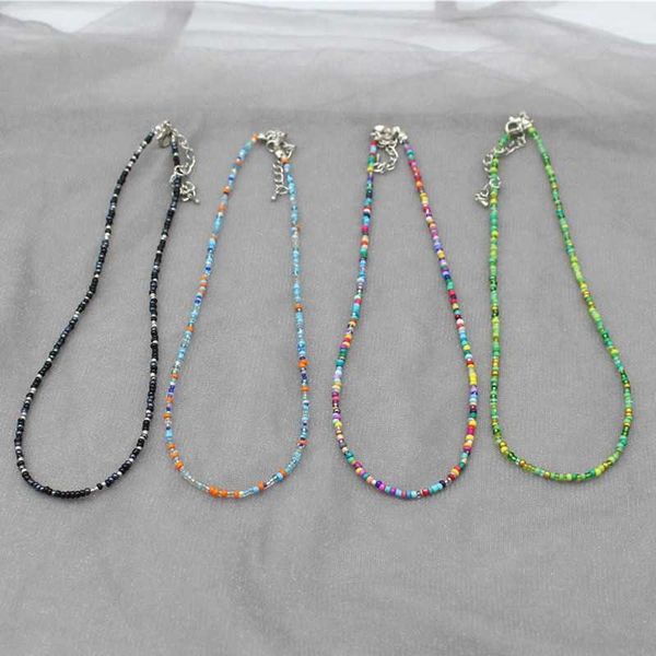 beaded necklaces simple seed beads strand choker necklace women string collar charm colorful handmade bohemia collier femme jewelry gift 230, Silver
beaded necklaces simple seed beads strand choker necklace women string collar charm colorful handmade bohemia collier femme jewelry gift 230, Silver