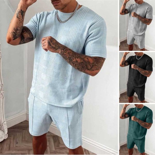 men's summer new sportswear sleeved shorts two piece fashion casual suit, White;black
men's summer new sportswear sleeved shorts two piece fashion casual suit, White;black