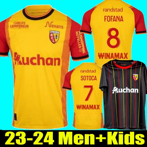 23 24 rc lens home away maillot soccer jerseys 2023 2024 kakuta openda 11 ganago sotoca fofana gradit fortes men kids football shirts, Black;yellow
23 24 rc lens home away maillot soccer jerseys 2023 2024 kakuta openda 11 ganago sotoca fofana gradit fortes men kids football shirts, Black;yellow