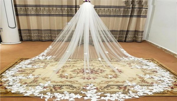 real po 3m one layer wedding veil with comb white lace edge bridal veils ivory appliqued cathedral wedding veil6505614, Black
real po 3m one layer wedding veil with comb white lace edge bridal veils ivory appliqued cathedral wedding veil6505614, Black