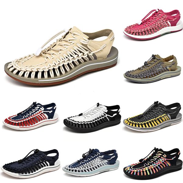 2023 sandals breathable beach woven shoes men women white blue beige pink brown black red mens trainers outdoor sports sneakers color9
2023 sandals breathable beach woven shoes men women white blue beige pink brown black red mens trainers outdoor sports sneakers color9