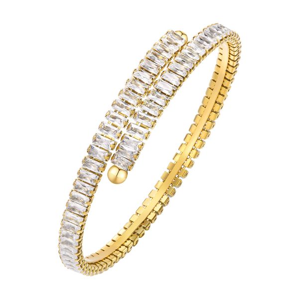 stainless steel square white aaa cubic zircon 18k gold bracelet female cuff bangle friends bling for women ladies 7.67inch n480, Black
stainless steel square white aaa cubic zircon 18k gold bracelet female cuff bangle friends bling for women ladies 7.67inch n480, Black