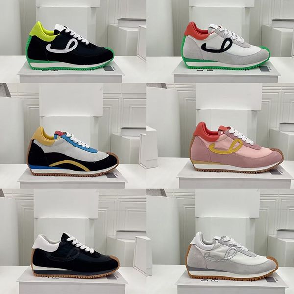 2023 designer mesh fabric suede smooth casual shoes nylon cowhide white black pink sneakers outdoor platform cow leather running shoe size 3
2023 designer mesh fabric suede smooth casual shoes nylon cowhide white black pink sneakers outdoor platform cow leather running shoe size 3