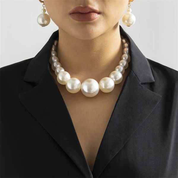 beaded necklaces big pearl beads short choker necklace for women charms ladies collar 2023 fashion jewelry wedding accessories on neck girls, Silver
beaded necklaces big pearl beads short choker necklace for women charms ladies collar 2023 fashion jewelry wedding accessories on neck girls, Silver