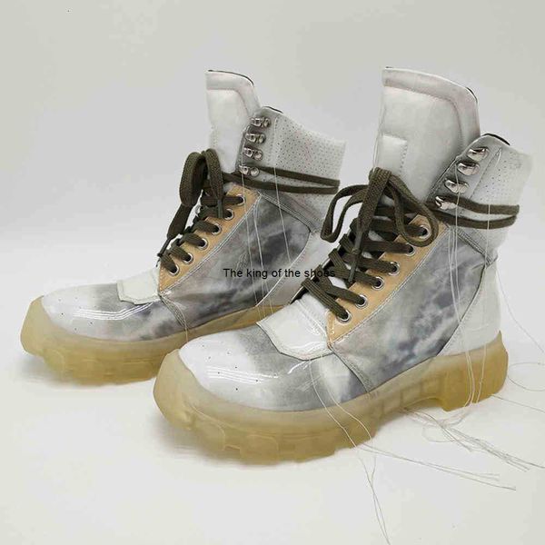 ro men's martin boots leisure style high helper work clothes tie dyed transparent sole trend leather men's shoes, Black
ro men's martin boots leisure style high helper work clothes tie dyed transparent sole trend leather men's shoes, Black