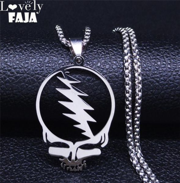 afawa grateful dead skull stainless steel chain necklace for menwomen silver color necklace jewelry cadenas mujer n4206s038362089
afawa grateful dead skull stainless steel chain necklace for menwomen silver color necklace jewelry cadenas mujer n4206s038362089