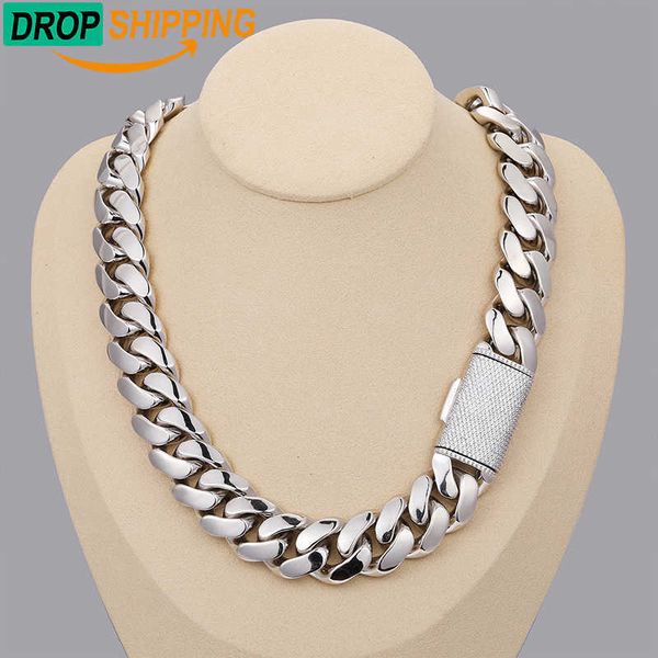 dropshipping hip hop jewelry 20mm silver moissanite iced out box clasp miami cuban link chain necklace for men
dropshipping hip hop jewelry 20mm silver moissanite iced out box clasp miami cuban link chain necklace for men