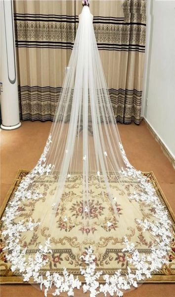 real po 3m one layer wedding veil with comb white lace edge bridal veils ivory appliqued cathedral wedding veil1816298, Black
real po 3m one layer wedding veil with comb white lace edge bridal veils ivory appliqued cathedral wedding veil1816298, Black