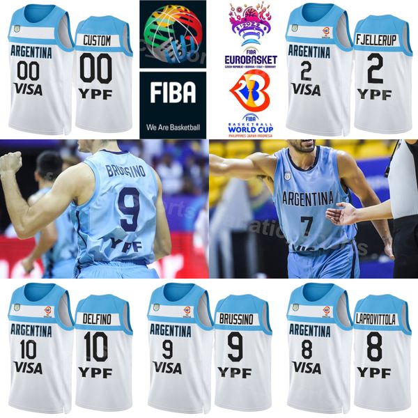 screen print 9 nicolas brussino jerseys argentina basketball world cup 10 carlos delfino 12 marcos delia 2 maximo fjellerup 8 nicolas laprov, Black
screen print 9 nicolas brussino jerseys argentina basketball world cup 10 carlos delfino 12 marcos delia 2 maximo fjellerup 8 nicolas laprov, Black