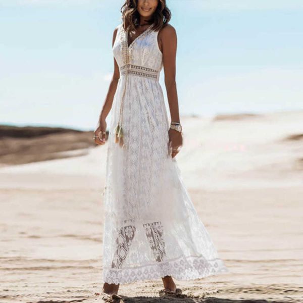2023 new women's slimming dresses for women lace holiday style white beach skirt long maxi black cocktail dress, White;black
2023 new women's slimming dresses for women lace holiday style white beach skirt long maxi black cocktail dress, White;black