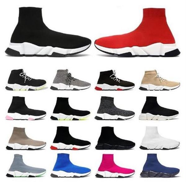 triple s 2.0 knit socks shoes mesh speed trainer high race runners men and women designer sneakers pla crt wmmv, Black
triple s 2.0 knit socks shoes mesh speed trainer high race runners men and women designer sneakers pla crt wmmv, Black