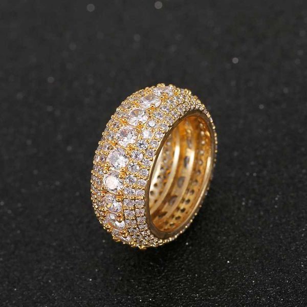 band rings hip hop copper micro inlaid five rows full of zircon ring men's hip hop ring 6-12 230610, Silver
band rings hip hop copper micro inlaid five rows full of zircon ring men's hip hop ring 6-12 230610, Silver